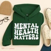 Mental Health Matters Groovy Retro Hoodie thumb 4