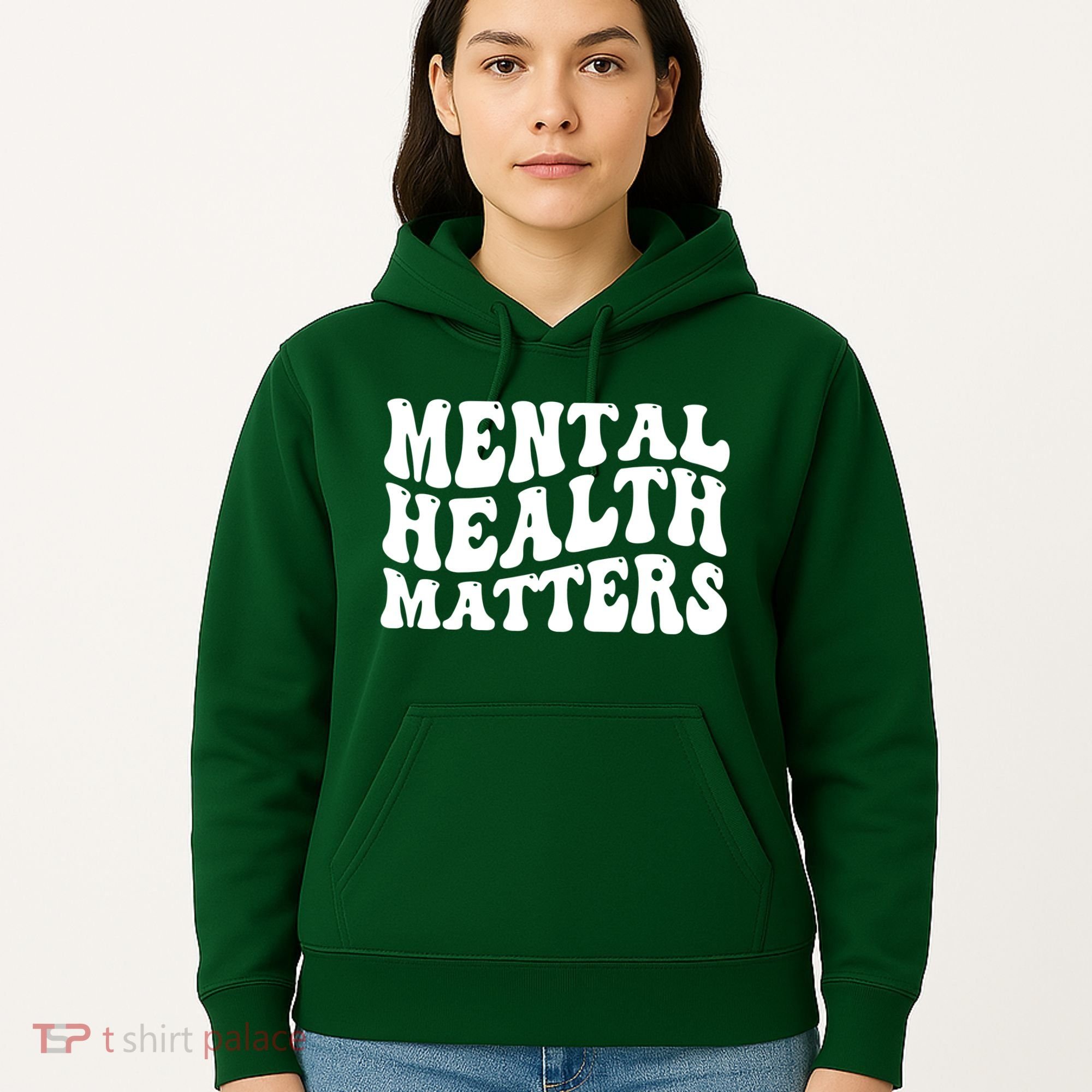 Mental Health Matters Groovy Retro Hoodie
