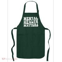 Mental Health Matters Groovy Retro Apron thumb 0
