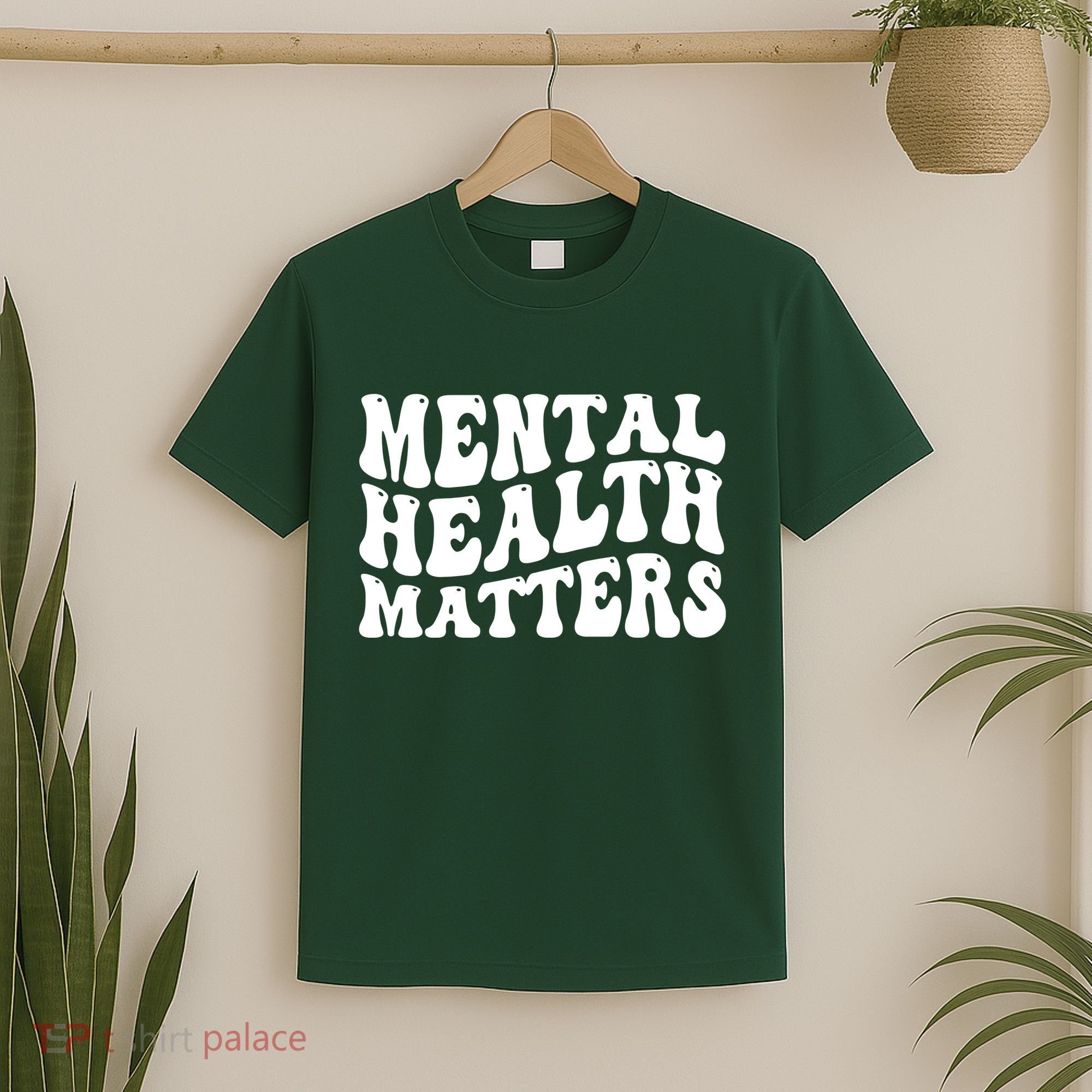 Mental Health Matters Groovy Retro T-Shirt