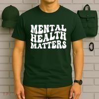 Mental Health Matters Groovy Retro T-Shirt thumb 6