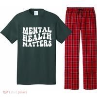 Mental Health Matters Groovy Retro Pajama Set thumb 0