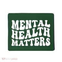 Mental Health Matters Groovy Retro Mousepad thumb 0