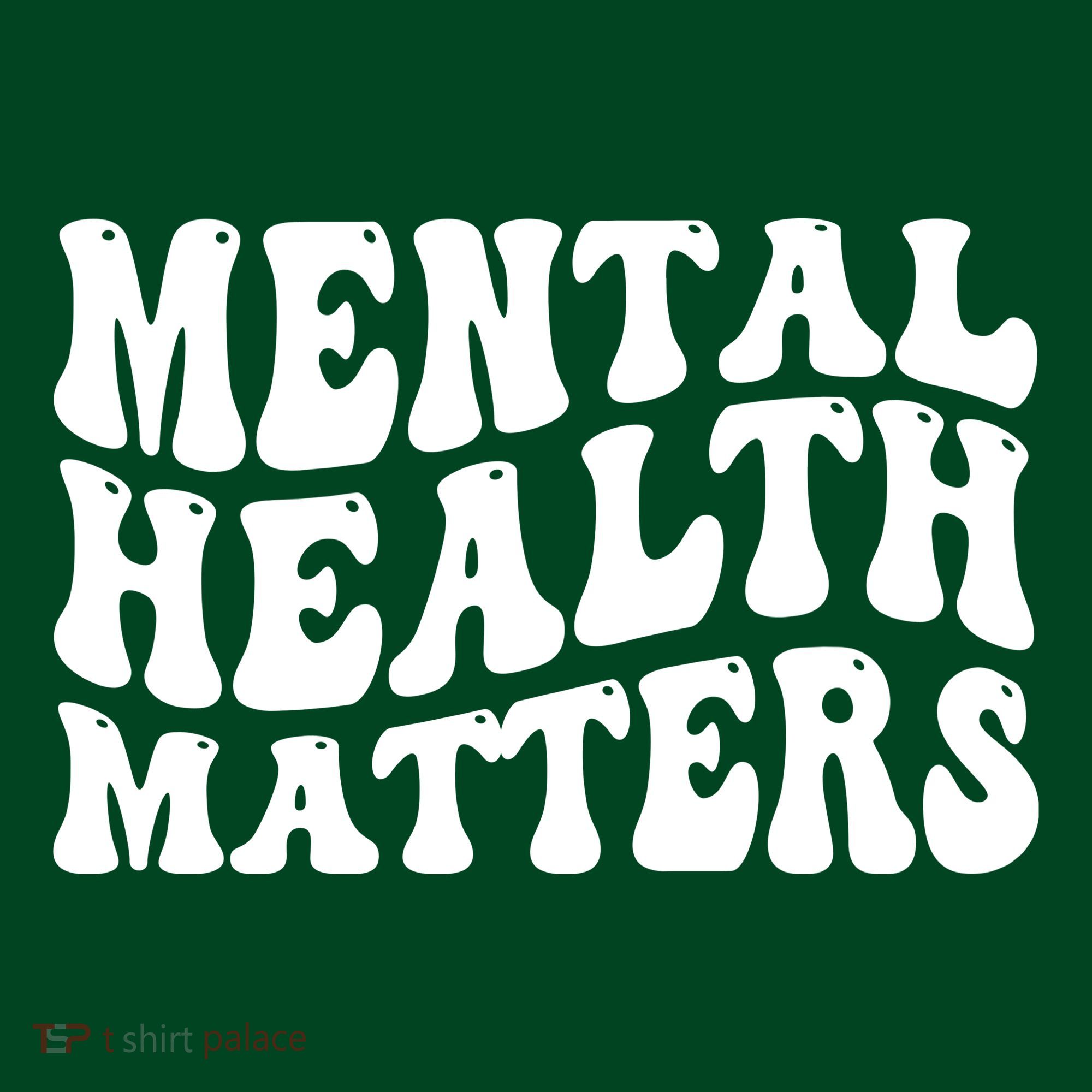 Mental Health Matters Groovy Retro Mousepad