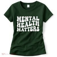Mental Health Matters Groovy Retro Women's T-Shirt thumb 0