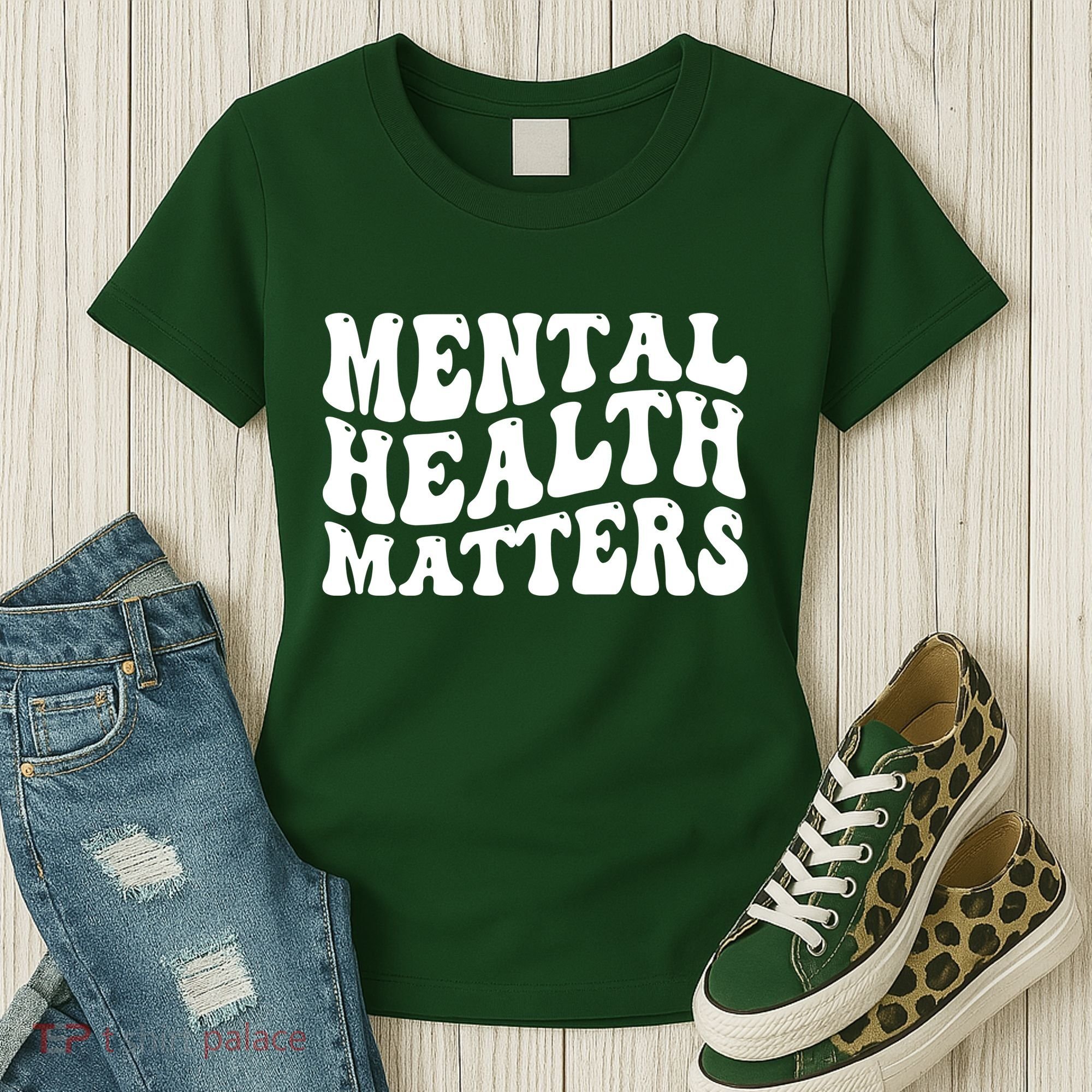 Mental Health Matters Groovy Retro Women's T-Shirt