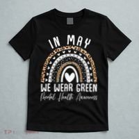 Mental Health Matters We Wear Green Mental Health Awareness T-Shirt thumb 5