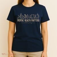 Mental Health Matters End The Stigma Nature T-Shirt thumb 4
