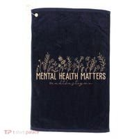 Mental Health Matters End The Stigma Nature Golf Towel thumb 0