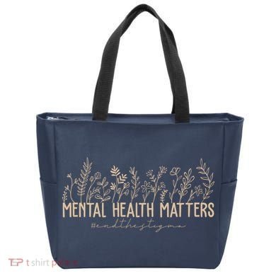 Mental Health Matters End The Stigma Nature Tote Bag