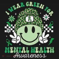 Mental Health Matters I Wear Green Mental Health Awareness Women's Tank Top thumb 5