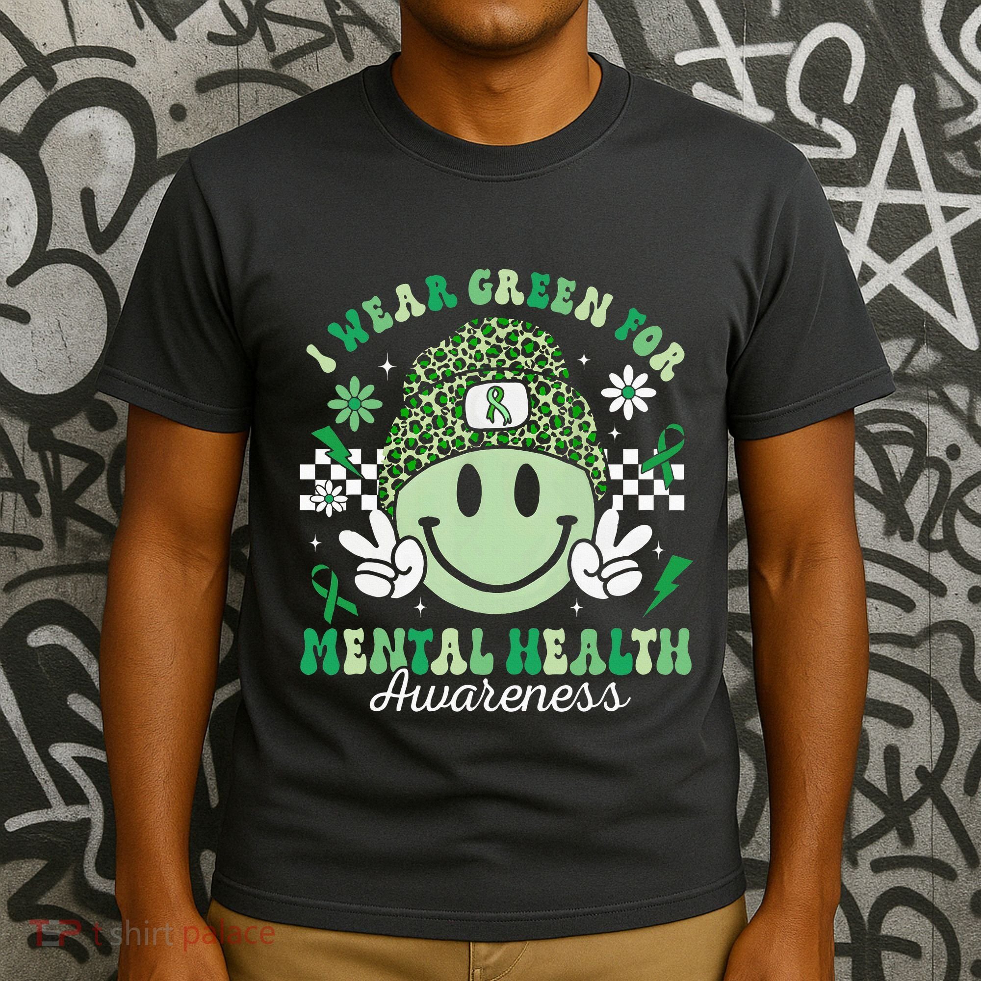 Mental Health Matters I Wear Green Mental Health Awareness T-Shirt