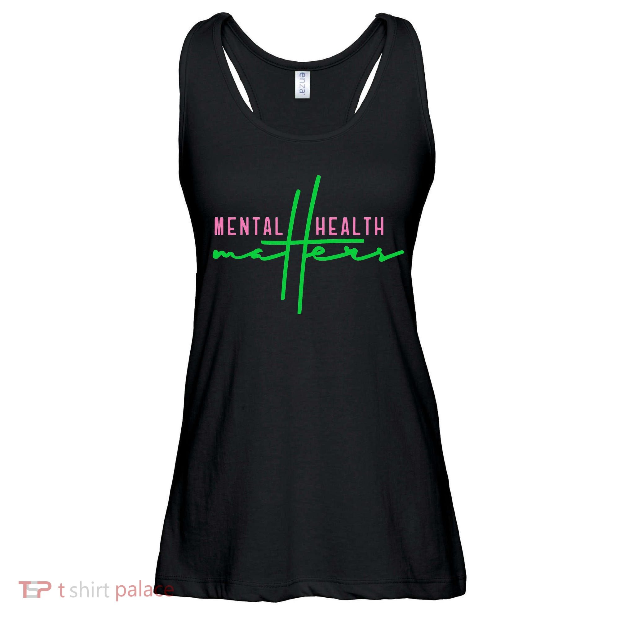 Mental health matters aka tee Ladies Essential Flowy Tank