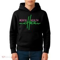 Mental health matters aka tee Kids Hoodie thumb 4