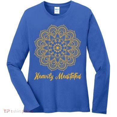 Mandala Heavily Meditated Meditation Cute Gift Women's Long Sleeve Shirt