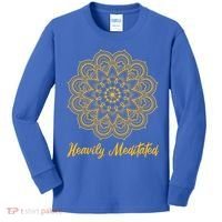 Mandala Heavily Meditated Meditation Cute Gift Kids Long Sleeve Shirt thumb 0
