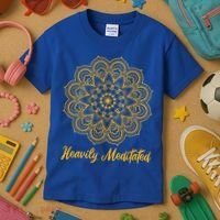 Mandala Heavily Meditated Meditation Cute Gift Kids T-Shirt thumb 3