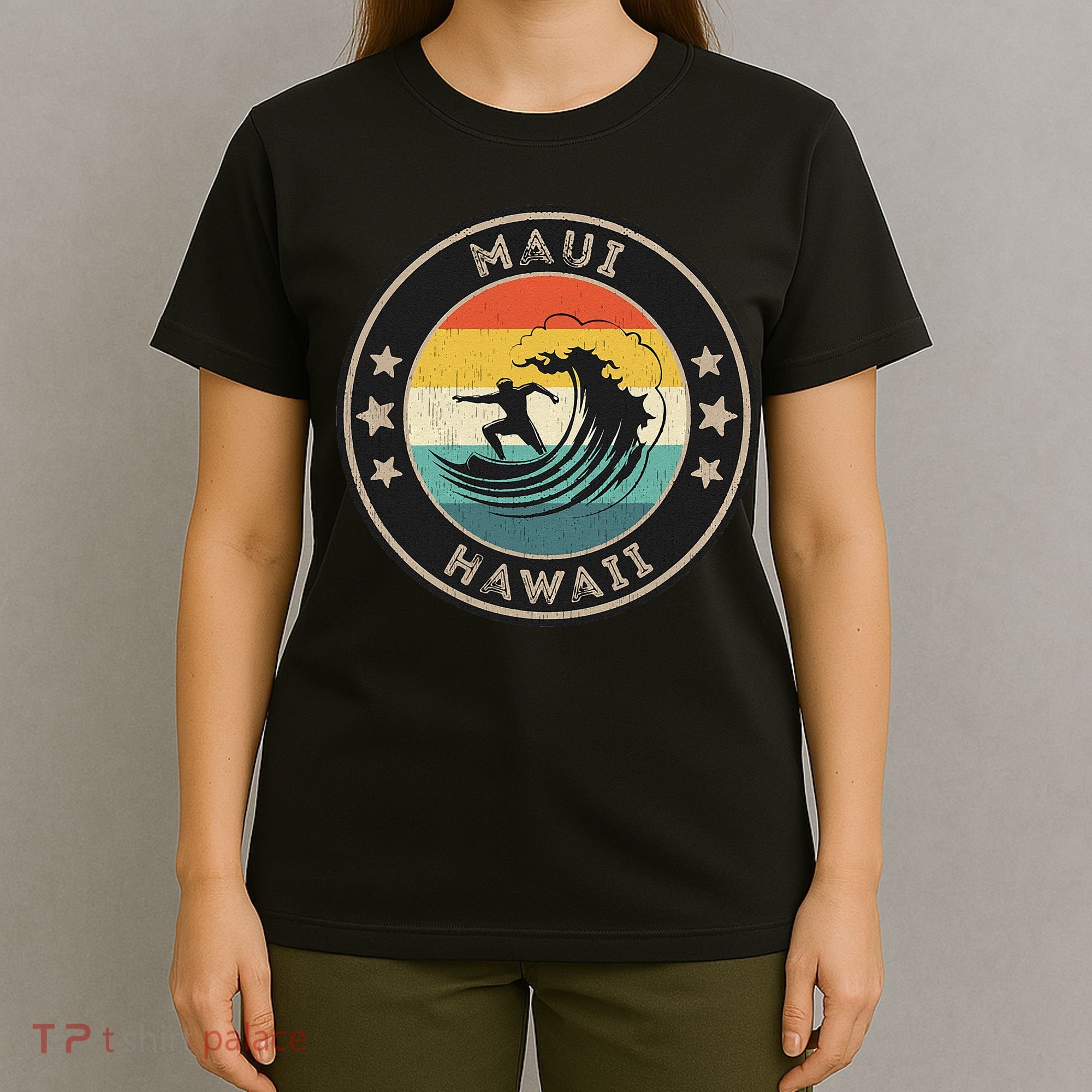 Maui Hawaii Maui Surfer Wo Maui T-Shirt
