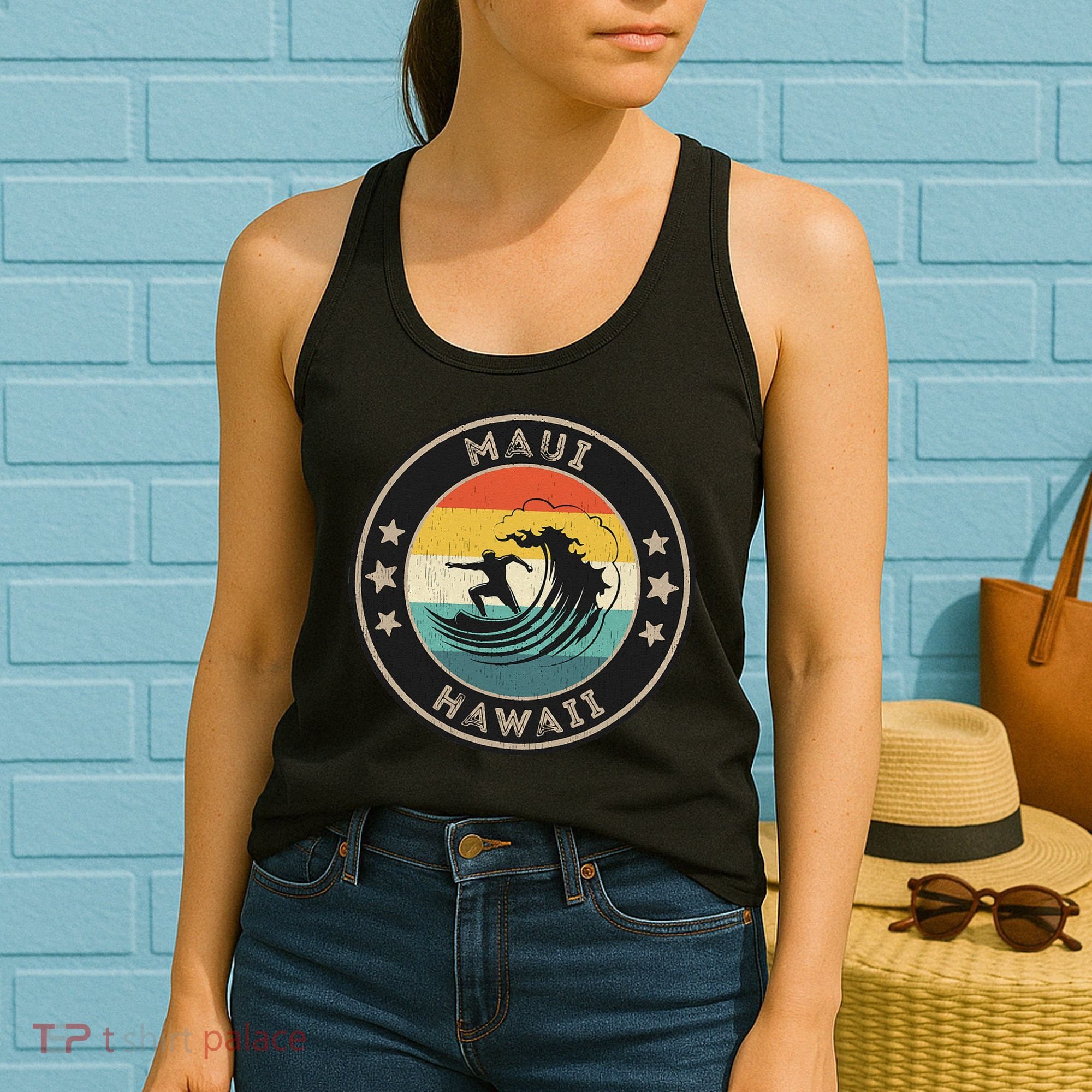 Maui Hawaii Maui Surfer Wo Maui Women's Tank Top