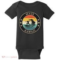 Maui Hawaii Maui Surfer Wo Maui Baby Bodysuit thumb 0