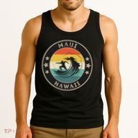 Maui Hawaii Maui Surfer Wo Maui Tank Top thumb 3