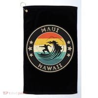 Maui Hawaii Maui Surfer Wo Maui Golf Towel thumb 0