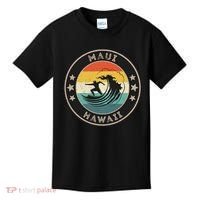 Maui Hawaii Maui Surfer Wo Maui Kids T-Shirt thumb 0