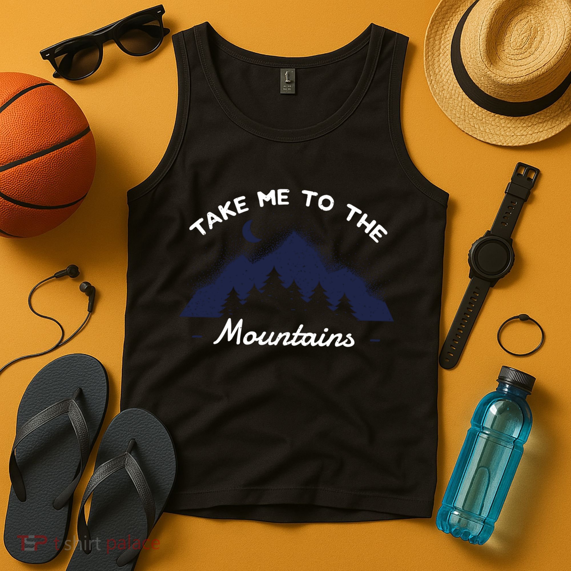 Mountains Hiking Nature Camping Outdoor Climbing Hiker Gift Tank Top