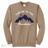 Mountains Hiking Nature Camping Outdoor Climbing Hiker Gift Sweatshirt thumb 0
