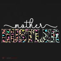 Mother Hustler Neon Cheetah Print Gift For Mom Backpack thumb 2