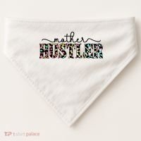 Mother Hustler Neon Cheetah Print Gift For Mom USA-Made Doggie Bandana thumb 0