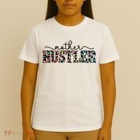 Mother Hustler Neon Cheetah Print Gift For Mom T-Shirt thumb 4