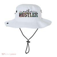 Mother Hustler Neon Cheetah Print Gift For Mom Bucket Hat thumb 0