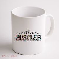 Mother Hustler Neon Cheetah Print Gift For Mom Coffee Mug thumb 1