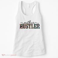 Mother Hustler Neon Cheetah Print Gift For Mom Women's Tank Top thumb 0