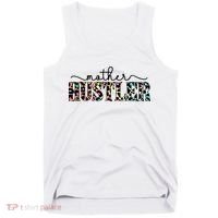 Mother Hustler Neon Cheetah Print Gift For Mom Tank Top thumb 0