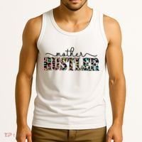 Mother Hustler Neon Cheetah Print Gift For Mom Tank Top thumb 3