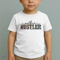 Mother Hustler Neon Cheetah Print Gift For Mom Toddler T-Shirt thumb 2