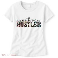 Mother Hustler Neon Cheetah Print Gift For Mom Women's T-Shirt thumb 0