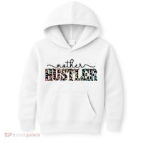 Mother Hustler Neon Cheetah Print Gift For Mom Kids Hoodie thumb 0