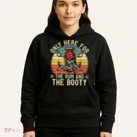 mb Here Only For The Rum And The Booty Pirate Halloween Hoodie thumb 5