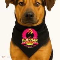 Mothman Harbinger Of Doom! Funny Cute Cryptid Creature USA-Made Doggie Bandana thumb 1