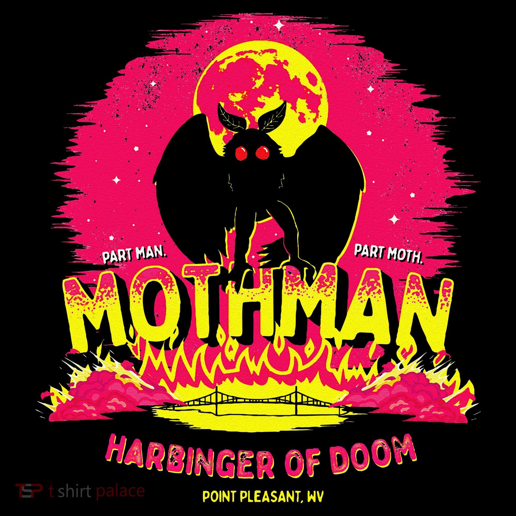 Mothman Harbinger Of Doom! Funny Cute Cryptid Creature Long Sleeve Shirt