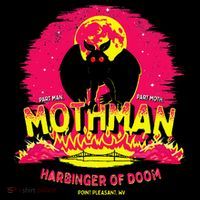 Mothman Harbinger Of Doom! Funny Cute Cryptid Creature Sweatshirt thumb 3