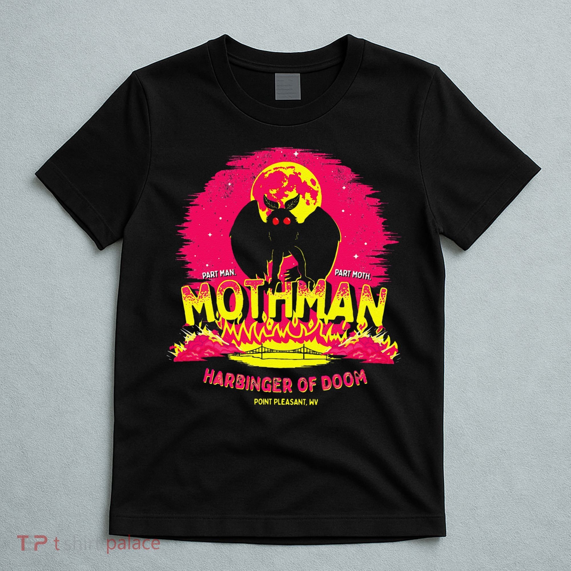Mothman Harbinger Of Doom! Funny Cute Cryptid Creature T-Shirt