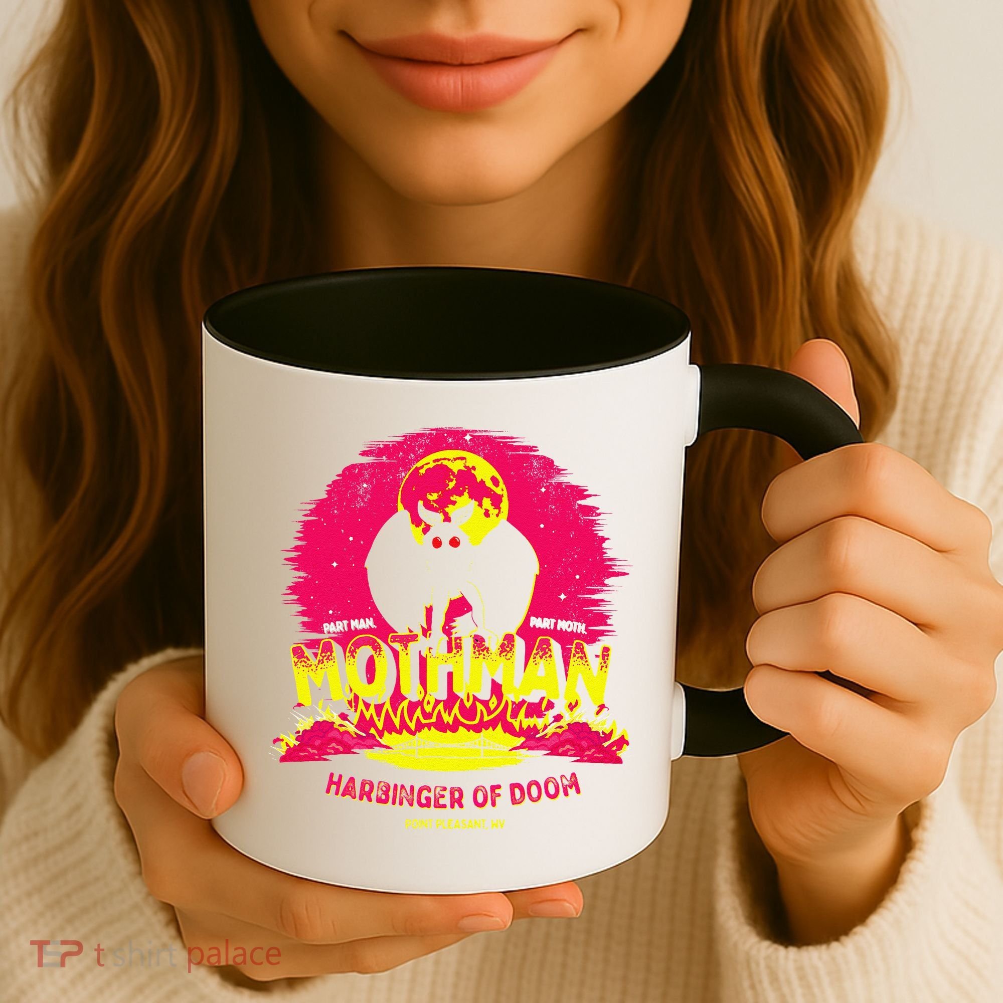 Mothman Harbinger Of Doom! Funny Cute Cryptid Creature Coffee Mug