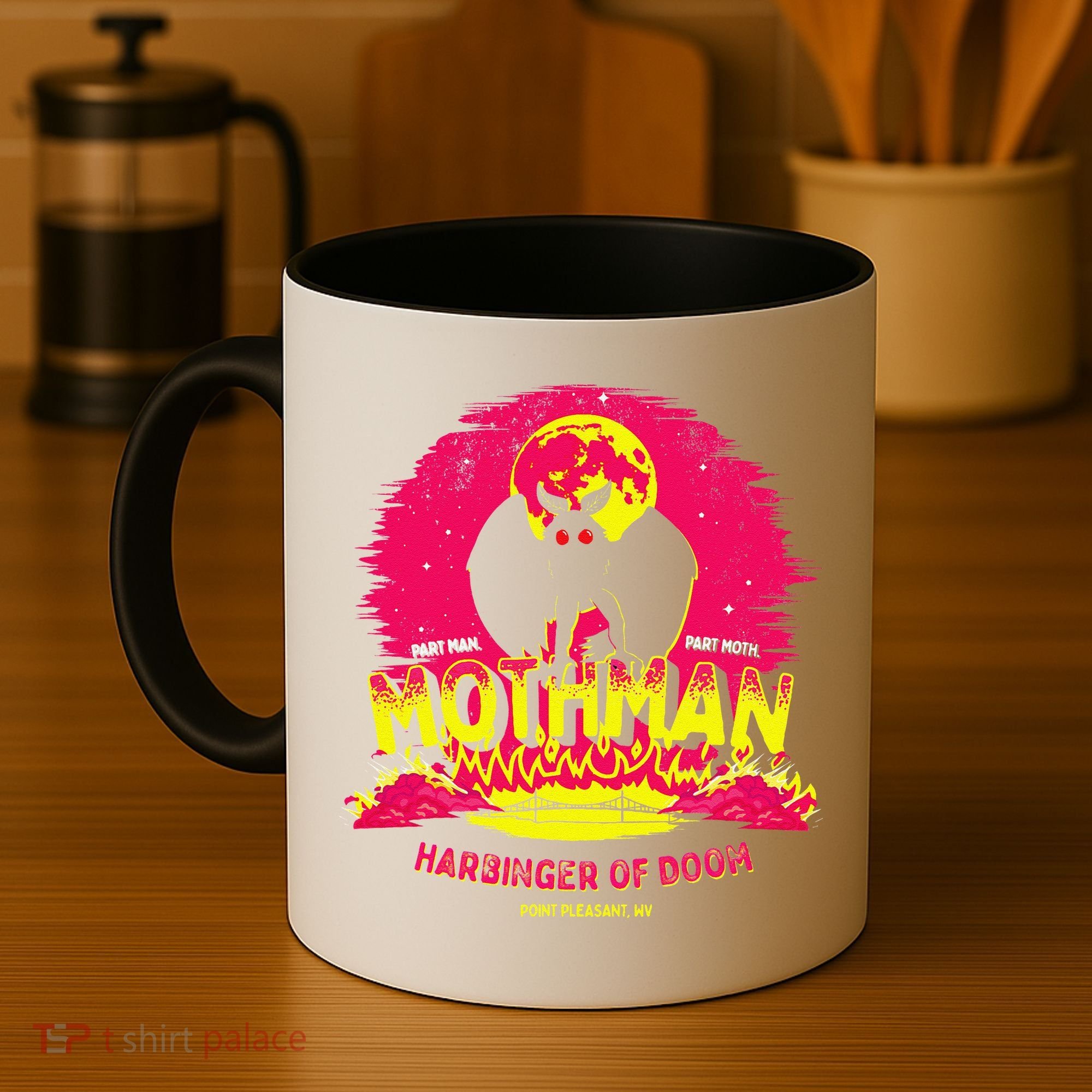 Mothman Harbinger Of Doom! Funny Cute Cryptid Creature Coffee Mug