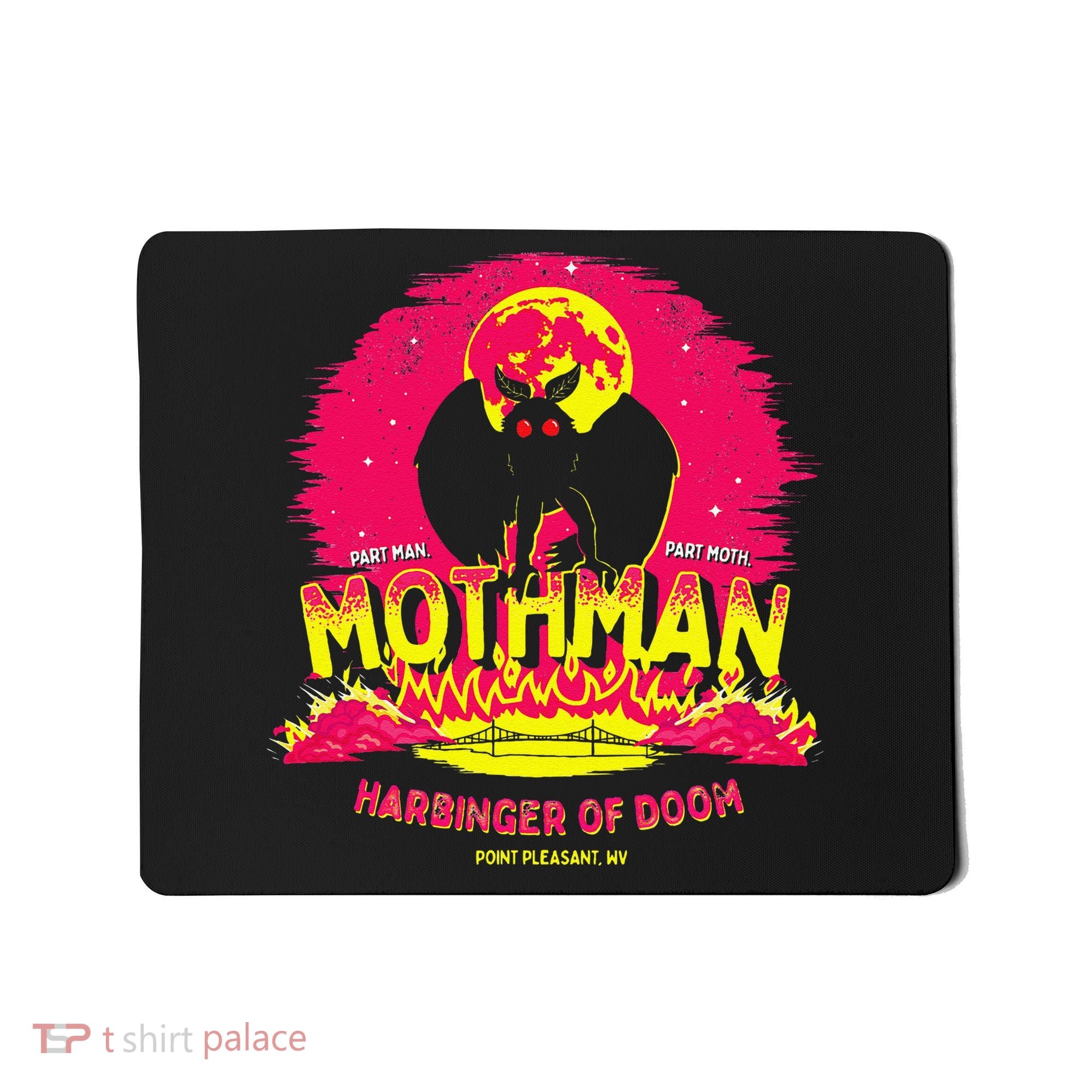 Mothman Harbinger Of Doom! Funny Cute Cryptid Creature Mousepad