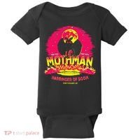 Mothman Harbinger Of Doom! Funny Cute Cryptid Creature Baby Bodysuit thumb 0