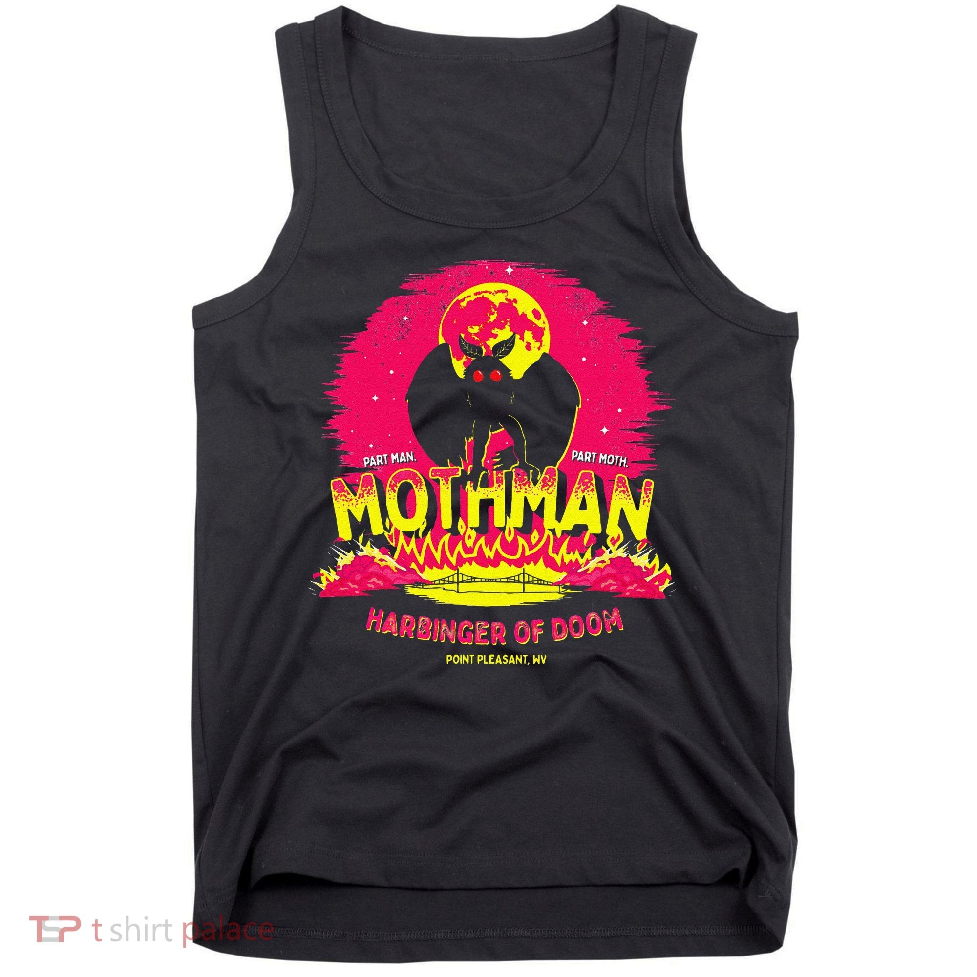 Mothman Harbinger Of Doom! Funny Cute Cryptid Creature Tank Top